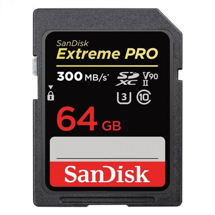 کارت حافظه سندیسک 64 گیگ Sandisk 64GB Extreme Pro 300MB/s