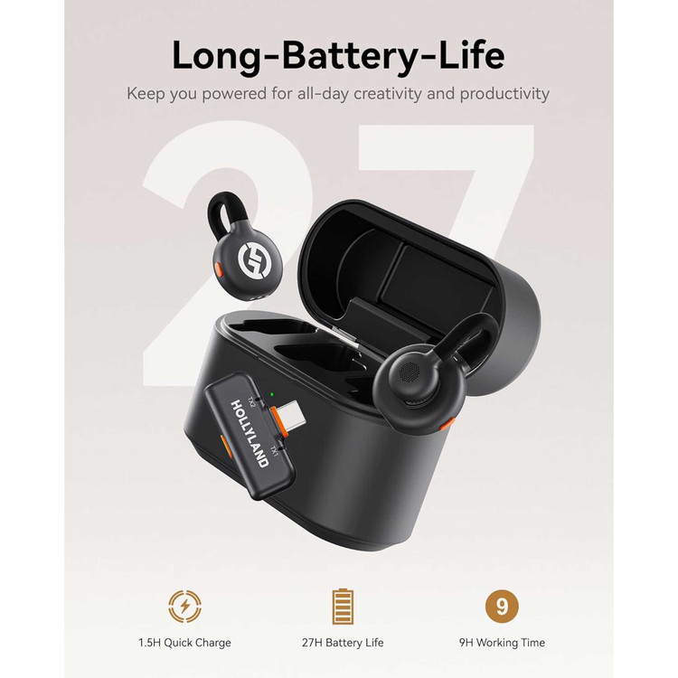 میکروفون بیسیم هالی لند Hollyland Lark M2S Wireless Microphone