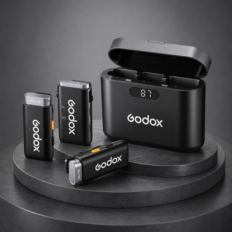 میکروفون بیسیم گودکس Godox WEC kit 2 Wireless Microphone