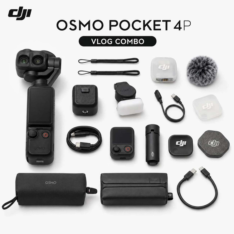 دوربین اسمو پاکت 4 پک ولاگ Osmo Pocket 4 Vlog Combo Pack